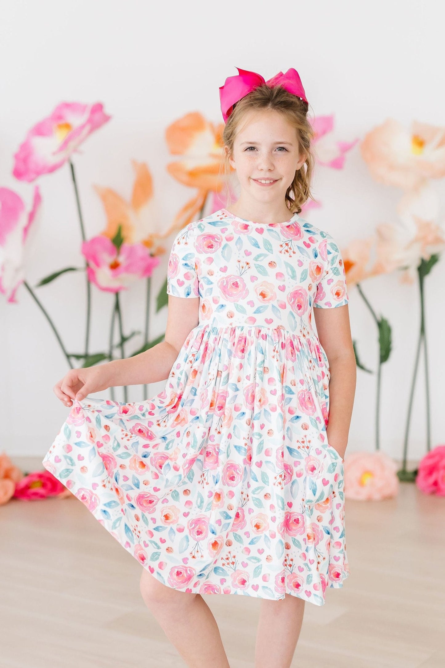 Rosettes S/S Pocket Twirl Dress Mila & Rose ®