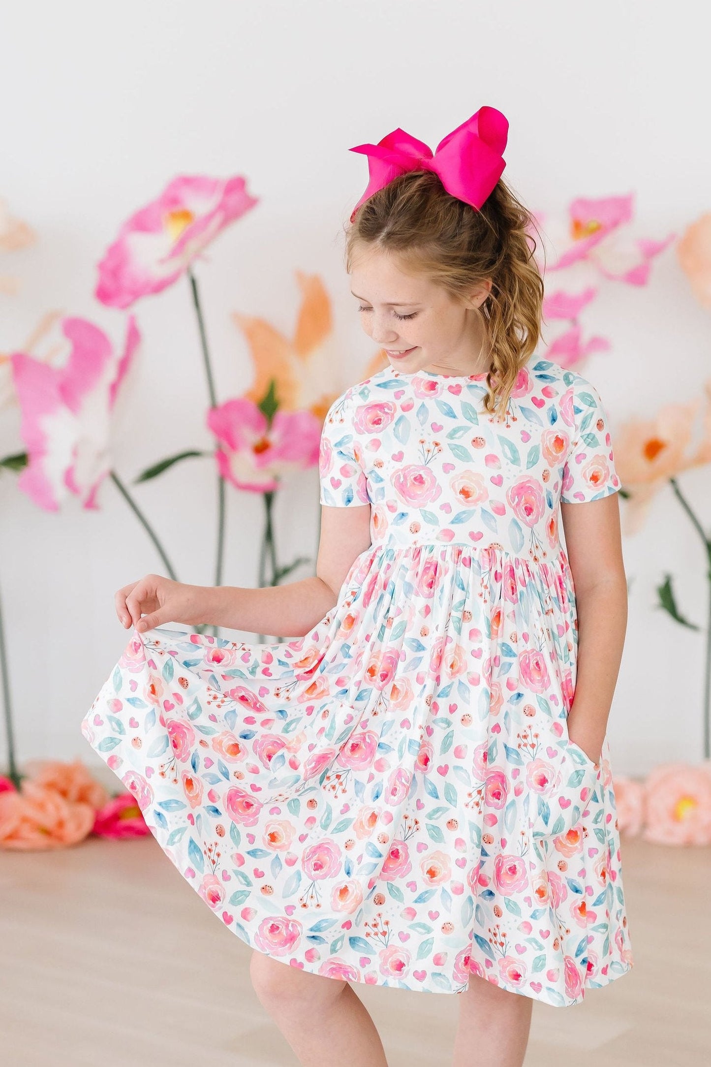 Rosettes S/S Pocket Twirl Dress Mila & Rose ®