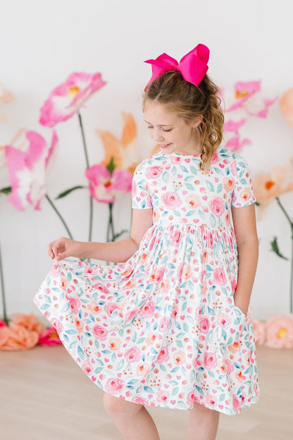 Rosettes S/S Pocket Twirl Dress Mila & Rose ®