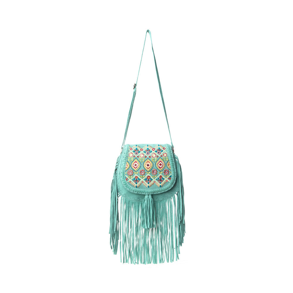 Myra Mojave Meadow Leather Bag in Dusty Jade Myra USA