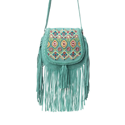 Myra Mojave Meadow Leather Bag in Dusty Jade Myra USA