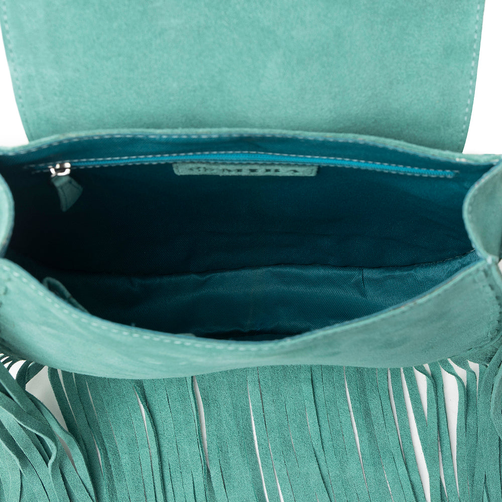 Myra Mojave Meadow Leather Bag in Dusty Jade Myra USA