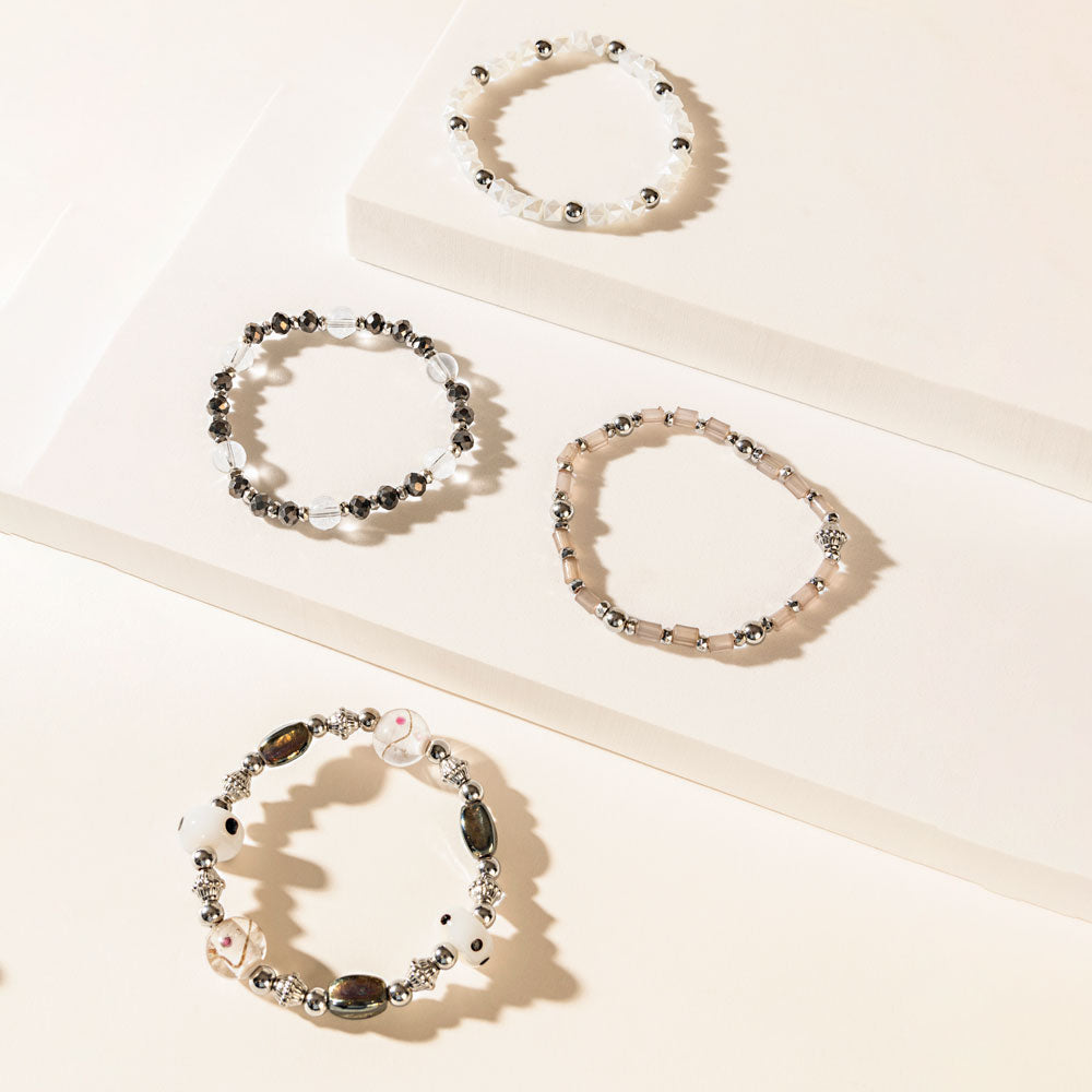 Ashen Aura Bracelet in Frost Grey Myra USA