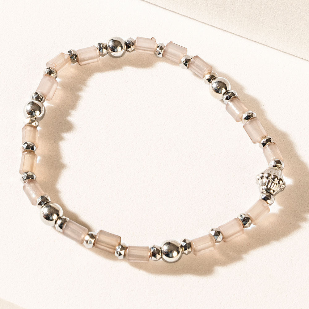 Ashen Aura Bracelet in Frost Grey Myra USA