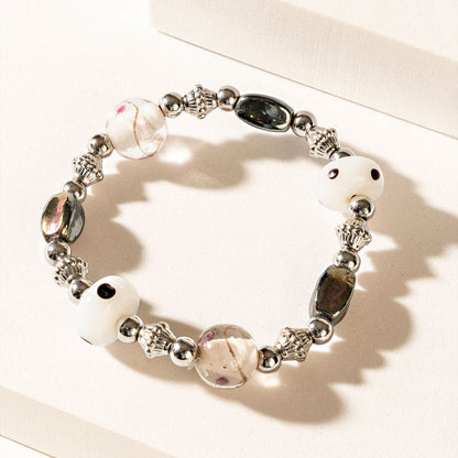 Ashen Aura Bracelet in Frost Grey Myra USA