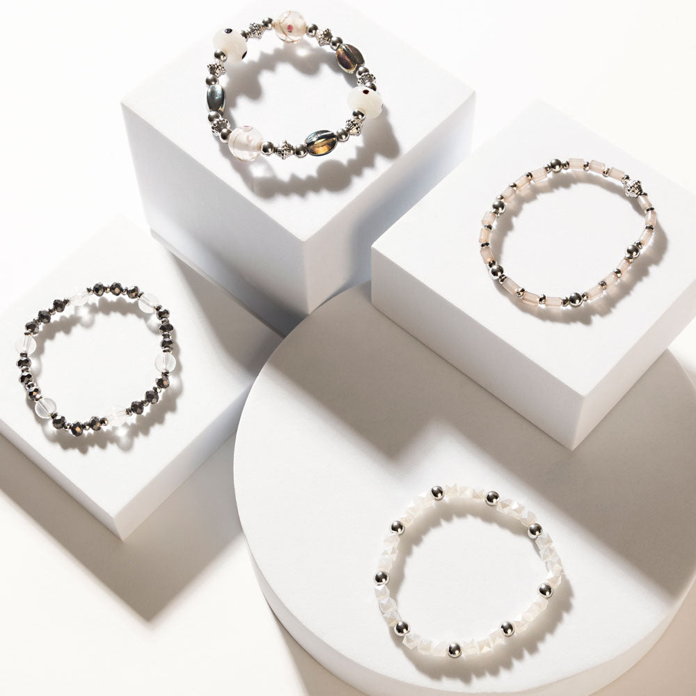 Ashen Aura Bracelet in Frost Grey Myra USA
