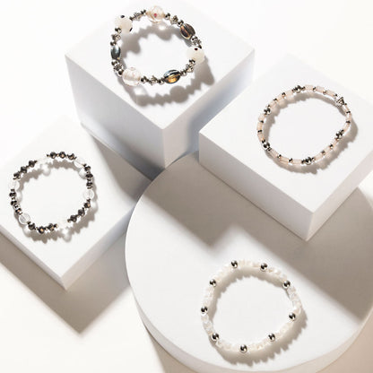 Ashen Aura Bracelet in Frost Grey Myra USA