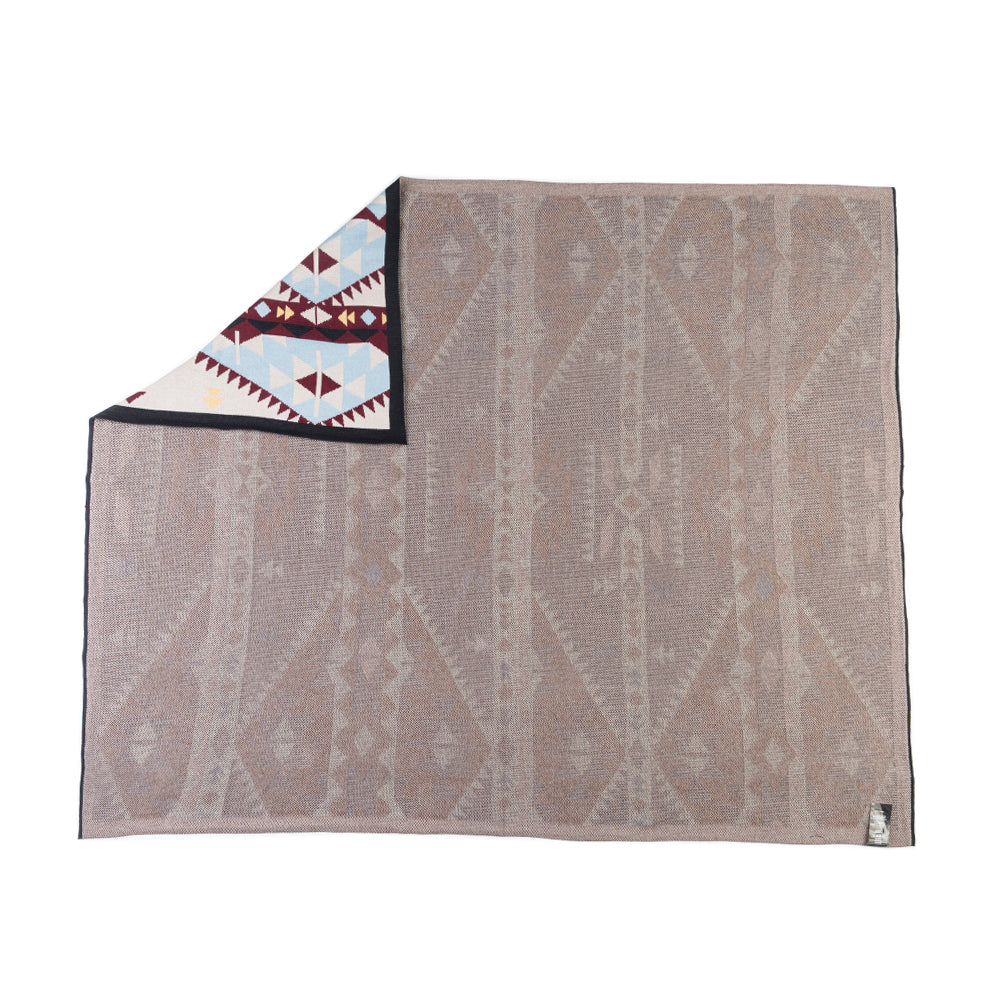 Santa Fe Sky Trails Cotton Throw in Cloud Blue Myra USA