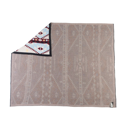 Santa Fe Sky Trails Cotton Throw in Cloud Blue Myra USA