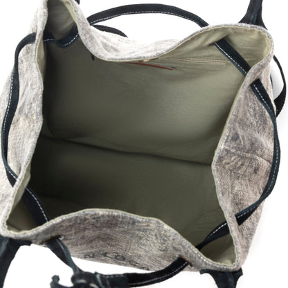 Myra Sel de Mer Bucket Backpack in Aged Grey Myra USA