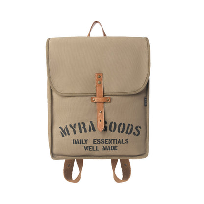 Myra Creekside Essentials Backpack in Canyon Olive Myra USA
