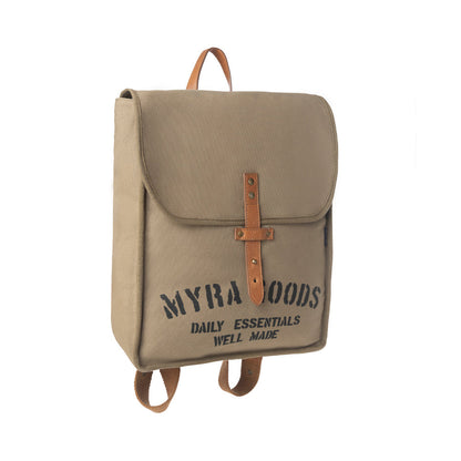 Myra Creekside Essentials Backpack in Canyon Olive Myra USA