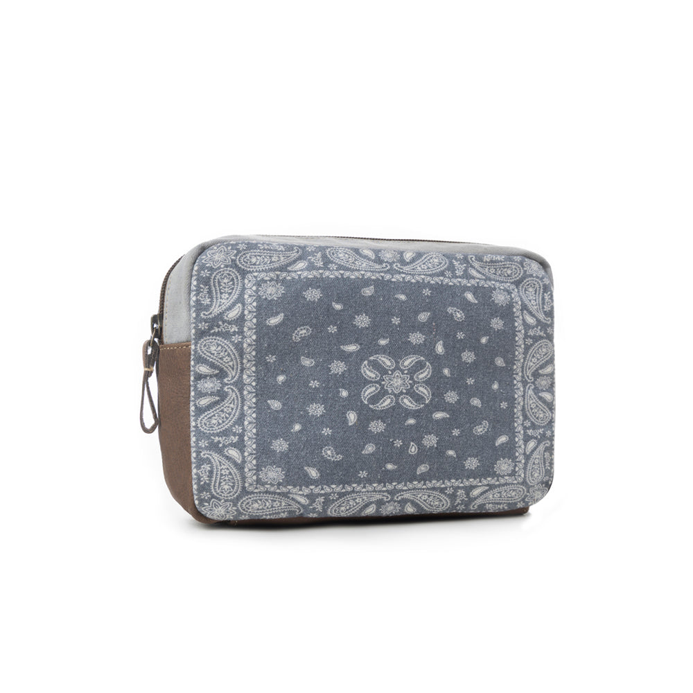 Myra Paisley Plains Pouch in Bandana Blue Myra USA