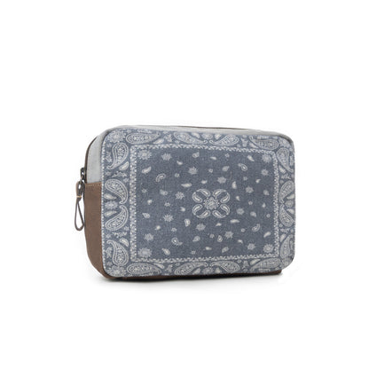 Myra Paisley Plains Pouch in Bandana Blue Myra USA