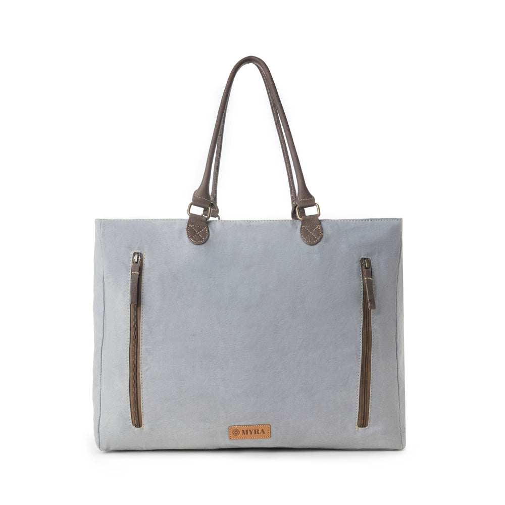 Myra Paisley Plains Weekender Bag in Cowboy Blue Myra USA