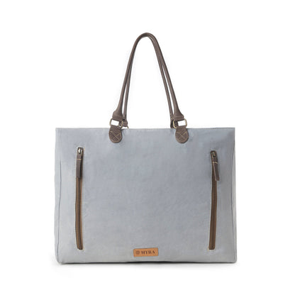 Myra Paisley Plains Weekender Bag in Cowboy Blue Myra USA