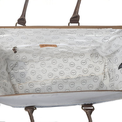 Myra Paisley Plains Weekender Bag in Cowboy Blue Myra USA