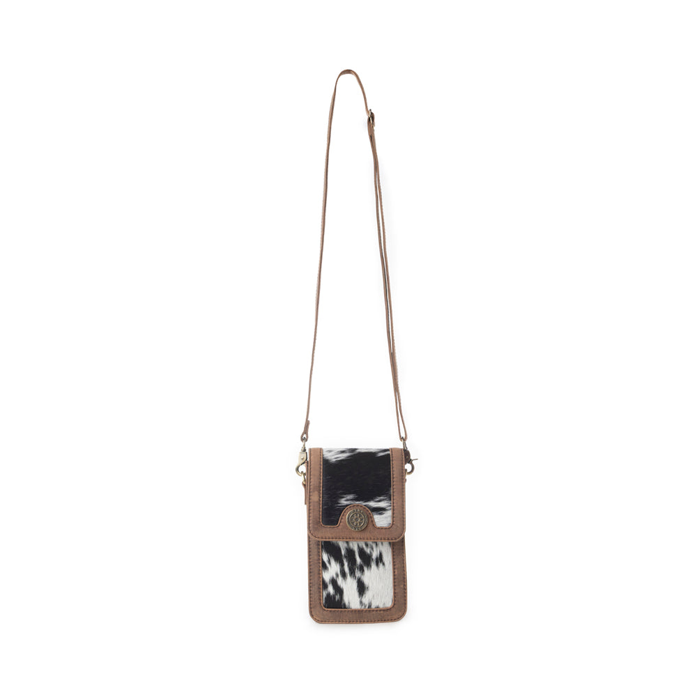 Myra Lasso Lane Hairon Leather Bag in Snowhide Myra USA