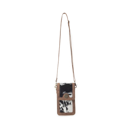 Myra Lasso Lane Hairon Leather Bag in Snowhide Myra USA