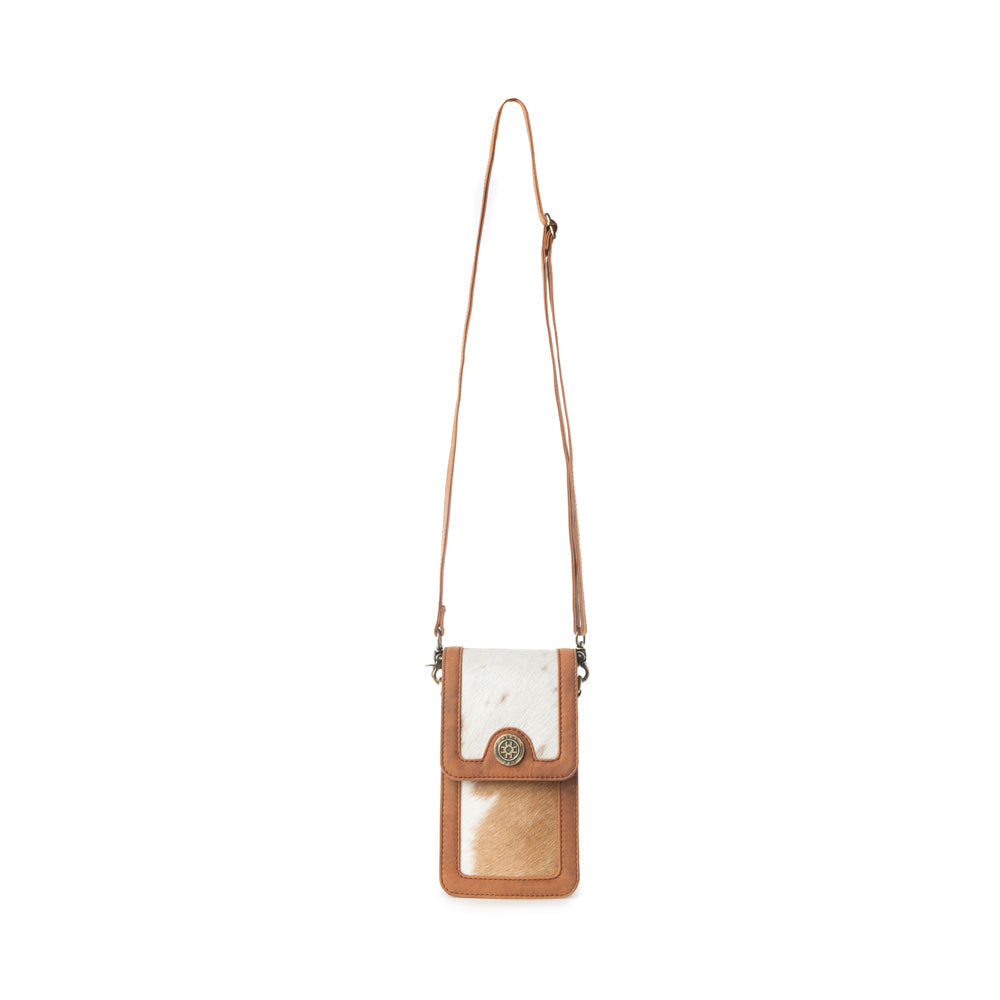 Myra Lasso Lane Hairon Leather Bag in Chestnut Hide Myra USA