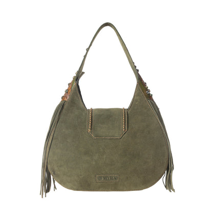 Myra Sierra Grove Handtooled Leather Bag in Western Fern Myra USA