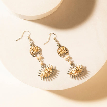 Myra Sunburst Trail Earrings in Prairie Gold Myra USA