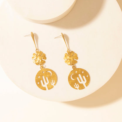 Myra Mojave Moon Earrings in Starshine Gold Myra USA