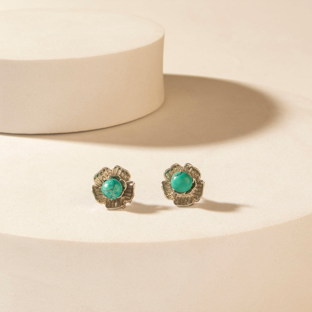 Myra Moonbeam Earrings Set in Silver Shine Myra USA