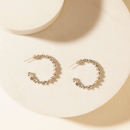 Myra Moonbeam Earrings Set in Silver Shine Myra USA