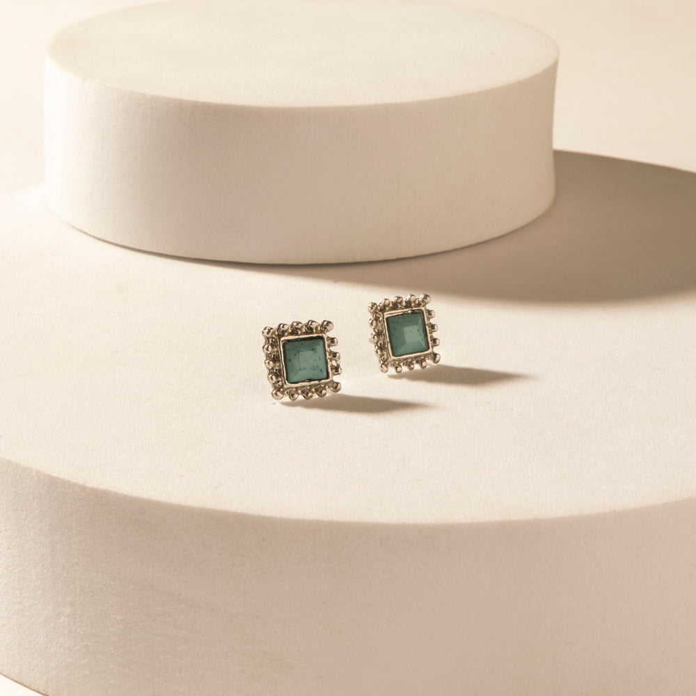 Myra Moonbeam Earrings Set in Silver Shine Myra USA