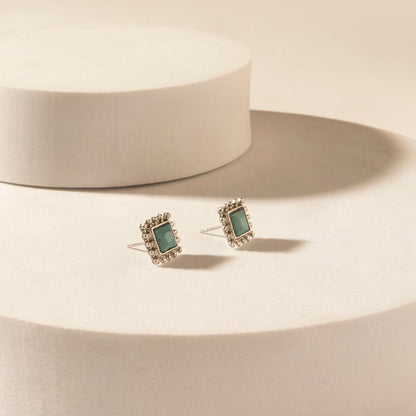 Myra Moonbeam Earrings Set in Silver Shine Myra USA