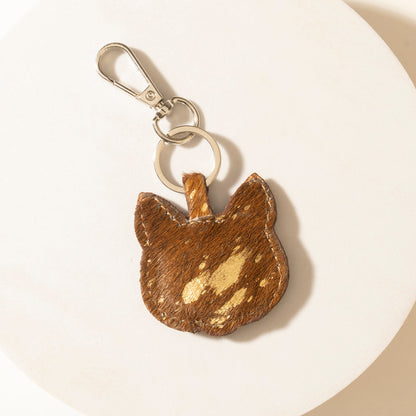 Myra Barn Whisker Hairon Keychain in Honey Tan Myra USA