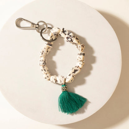 Myra Canyon Storm Tassel Keychain in Speckled Dust Myra USA