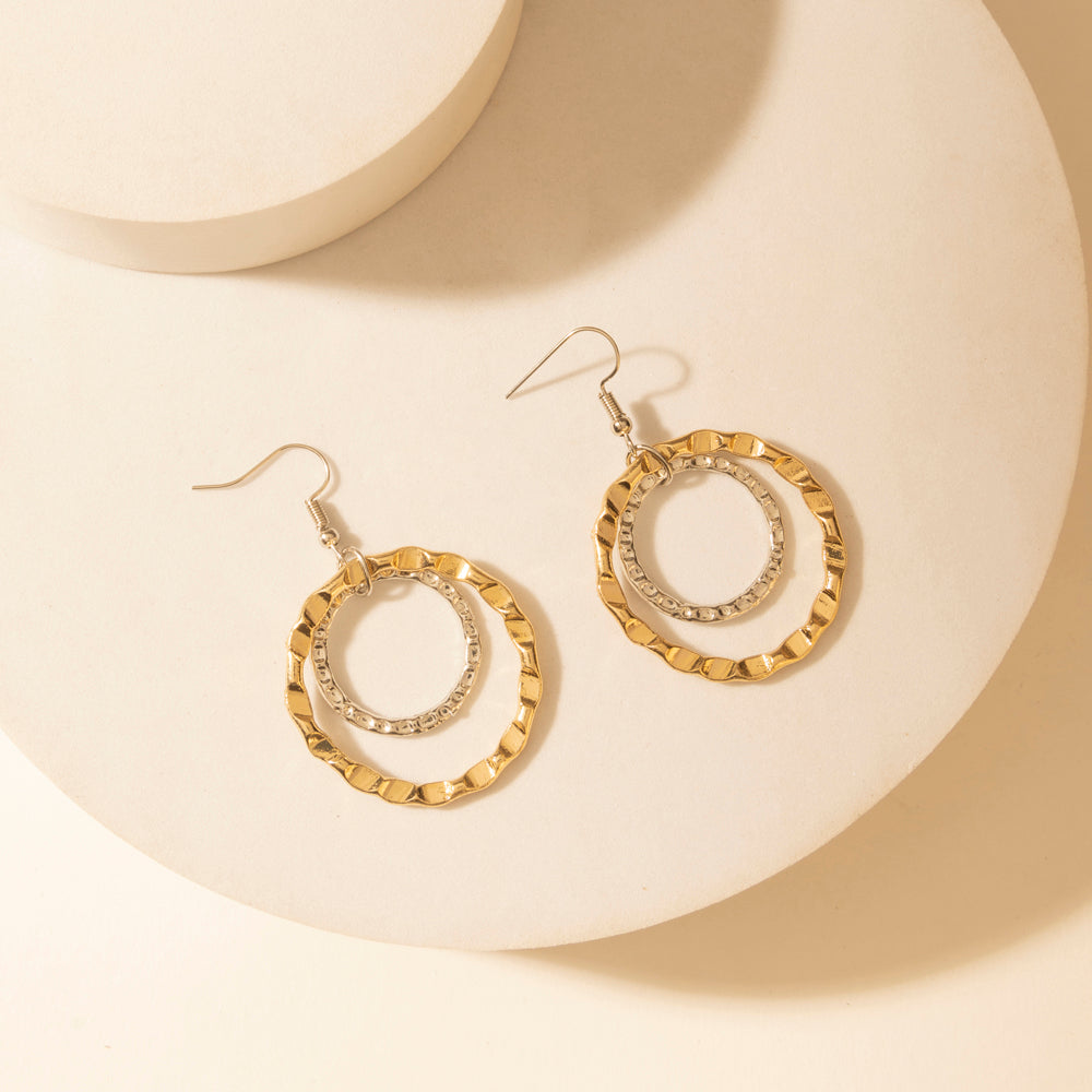 Myra High Plains Halo Earrings in Saddle Blue Myra USA