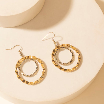 Myra High Plains Halo Earrings in Saddle Blue Myra USA
