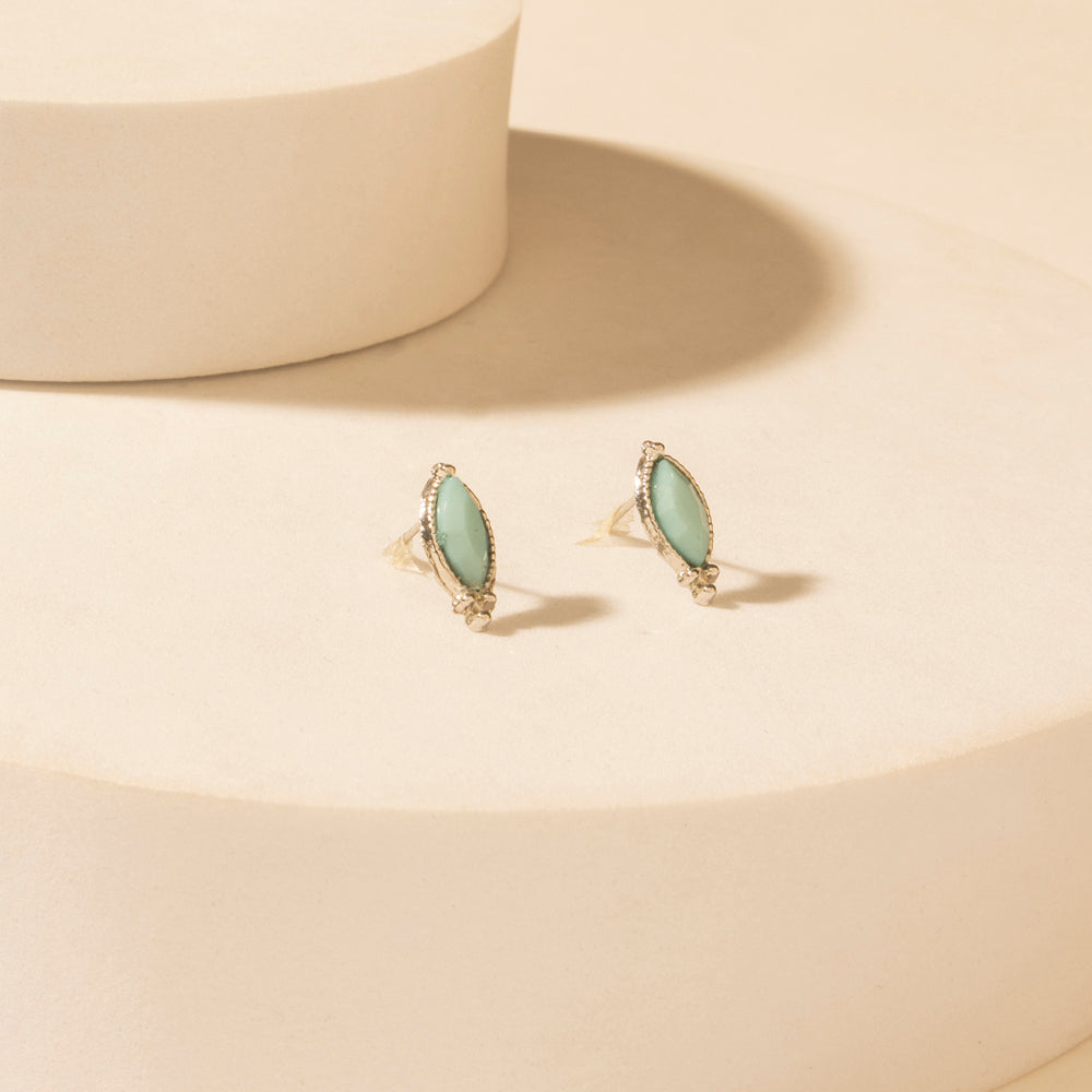 Myra Prairie Trinket Earrings Set in Saddle Silver Myra USA