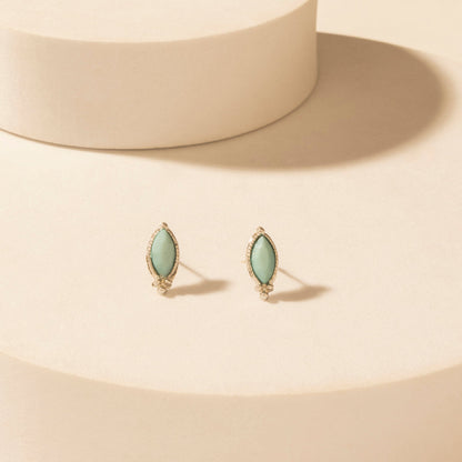 Myra Prairie Trinket Earrings Set in Saddle Silver Myra USA