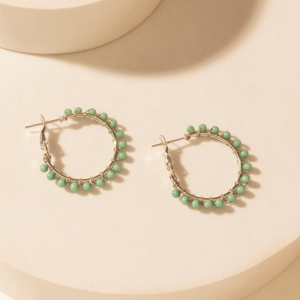 Myra Prairie Trinket Earrings Set in Saddle Silver Myra USA