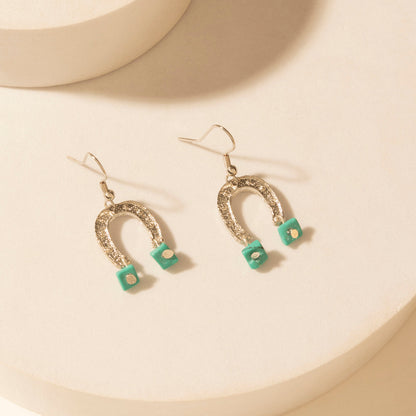 Myra Prairie Trinket Earrings Set in Saddle Silver Myra USA