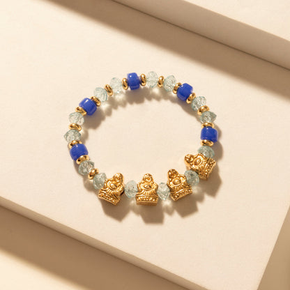 Myra Gilded Lasso Stack Bracelet in Arena Blue Myra USA