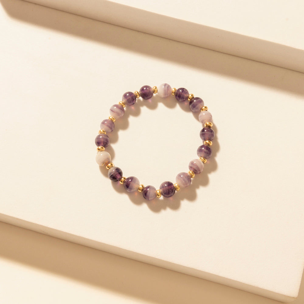 Myra Amethyst Trail Stack Bracelet in Desert Orchid Myra USA