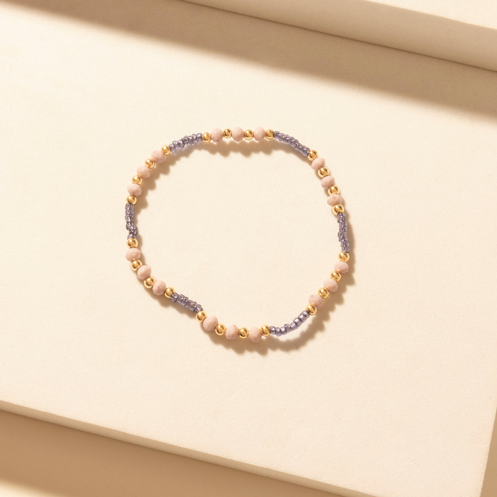 Myra Amethyst Trail Stack Bracelet in Desert Orchid Myra USA