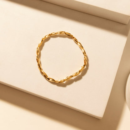 Myra Gulf Shell Stack Bracelet in Dune Gold Myra USA