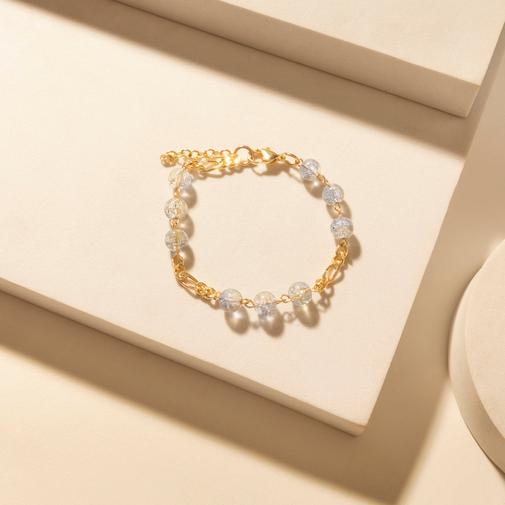 Myra Gulf Shell Stack Bracelet in Dune Gold Myra USA