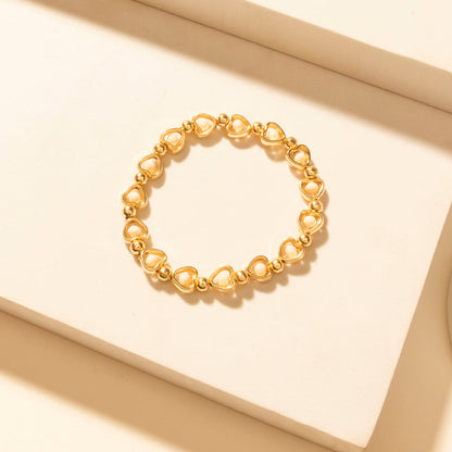 Myra Bayou Heartline Stack Bracelet in Glass Glow Myra USA