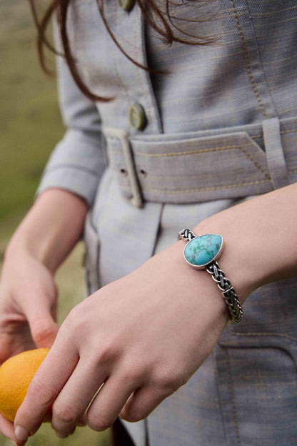 Myra Arroyo Stone Bracelet in Halo Teal Myra USA
