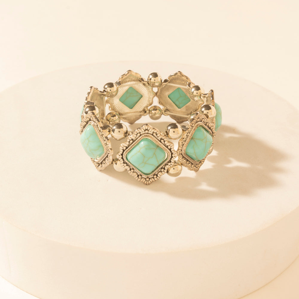 Myra Skystone Elastic Cuff in Creek Blue Myra USA