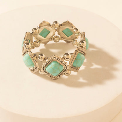 Myra Skystone Elastic Cuff in Creek Blue Myra USA