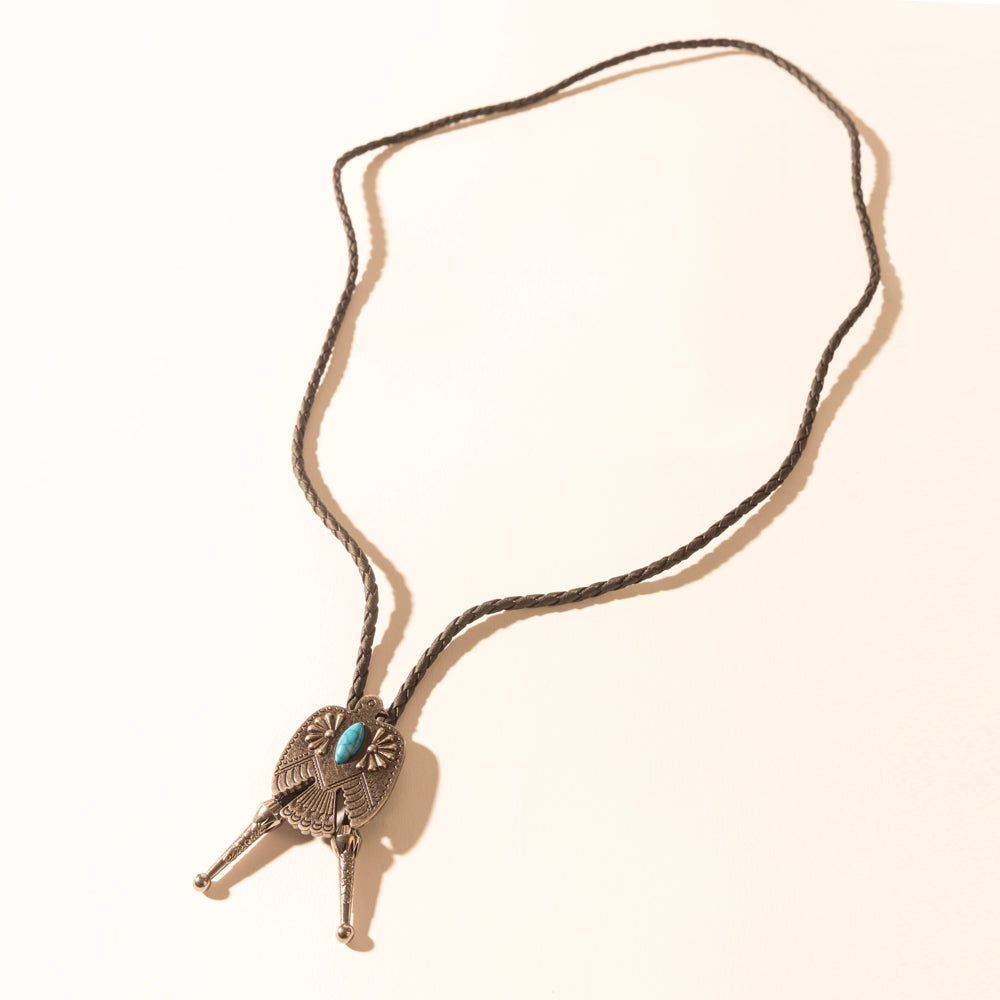 Myra Mystic Skies Bolo Tie in Mesa Turquoise Myra USA