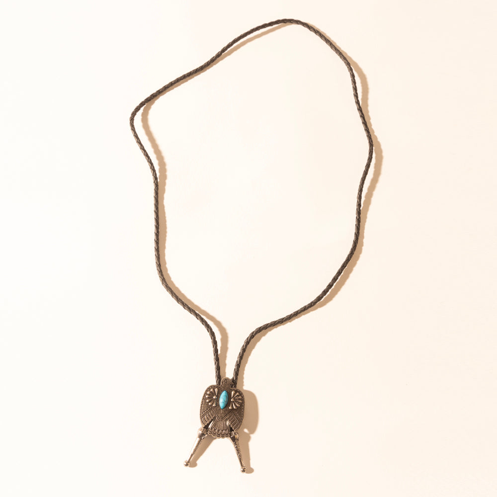 Myra Mystic Skies Bolo Tie in Mesa Turquoise Myra USA